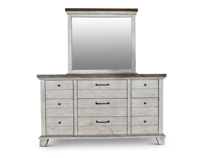 Bear Creek 4-Piece Queen Set (Q Bed/NS/Dresser/Mir)