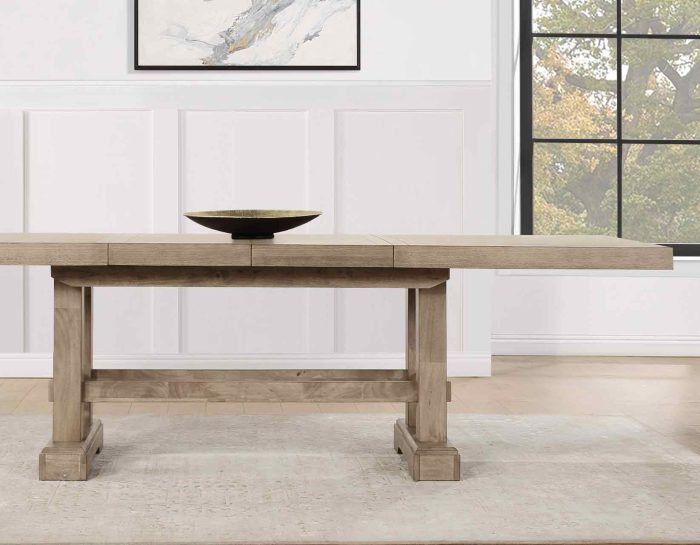 Napa 108-inch Dining Table with 2/18-inch Leaves