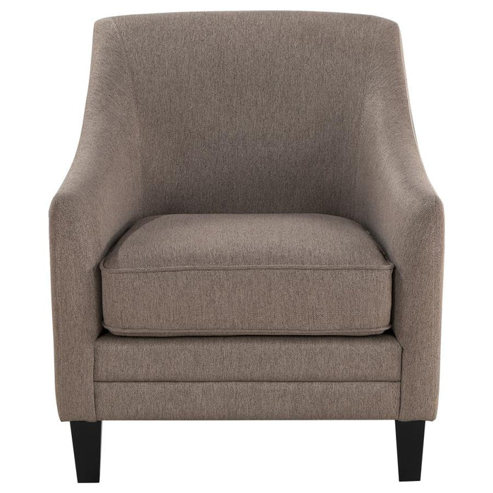 Liam Upholstered Sloped Arm Accent Club Chair