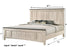 Sawyer Cream/Brown Panel Bedroom Set