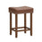 24 Inch Upholstered PU Leather Bar Stools Set of 2