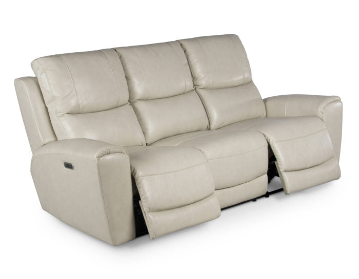 Laurel Leather Dual-Power Reclining Sofa