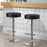 Set of 2 Adjustable Swivel Round Bar Stool  Pub Chairs