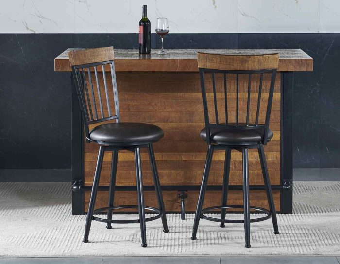 Tyler Swivel 24-inch Counter Stool