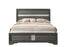 Regata Gray/Silver Storage Platform Bed