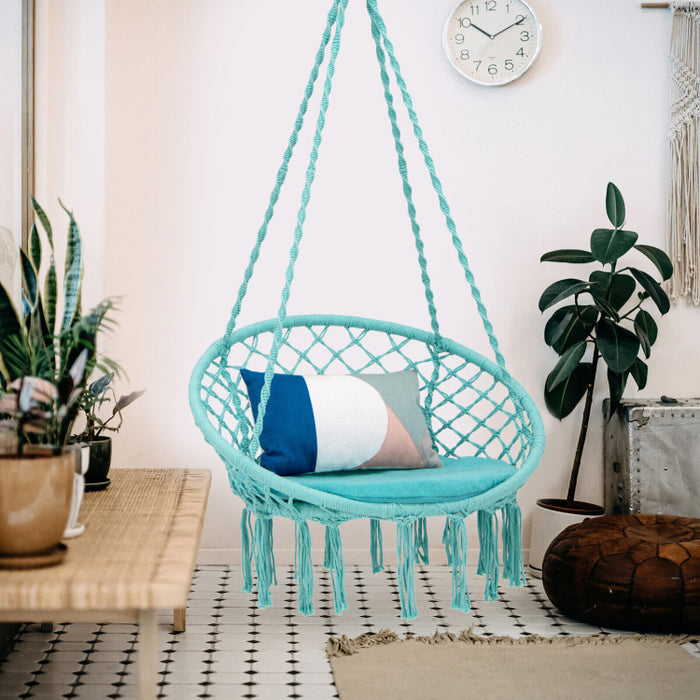 Cushioned Hammock Swing Chair with Hanging Kit