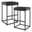 30 Inch Barstools Set of 2 with PU Leather Cover