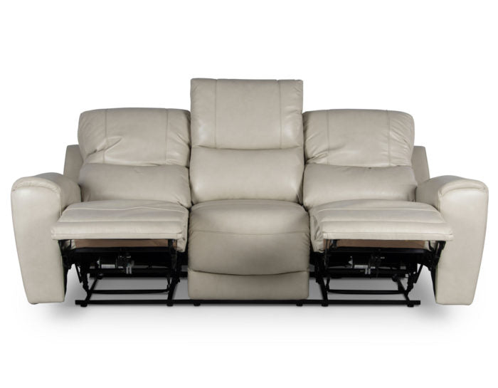 Laurel Leather Dual-Power Reclining Sofa