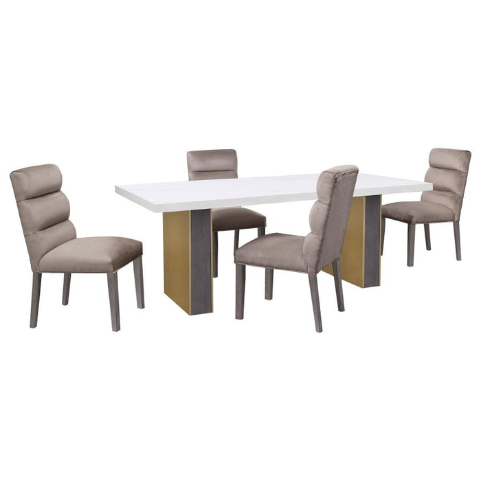 Carla Upholstered Dining Side Chair (Set of 2)