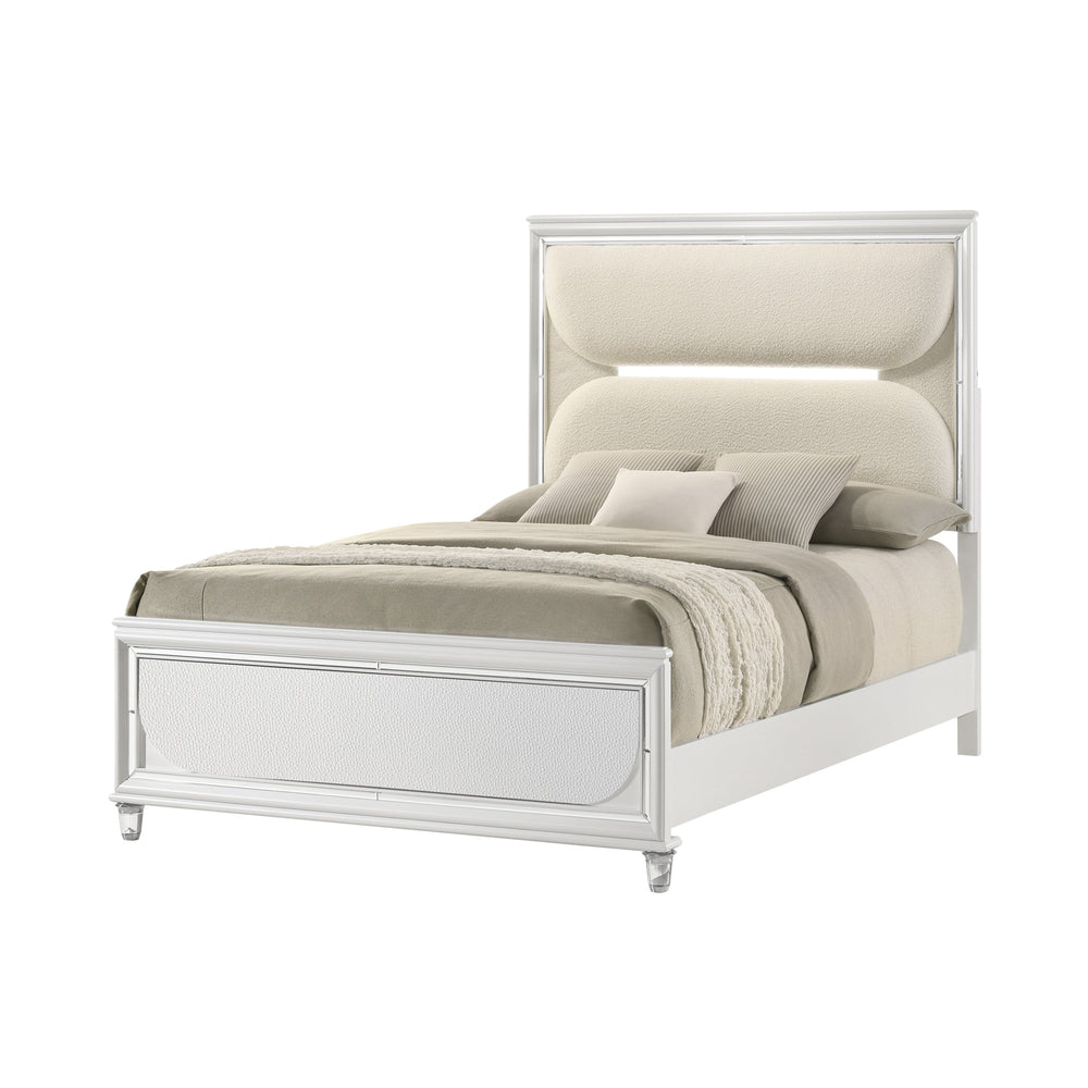 Eden Upholstered Bed with Built-in LED Lighting