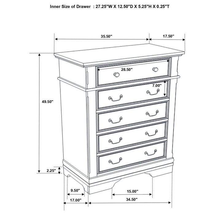 Manchester Bedroom Set with Upholstered Arched Headboard Wheat