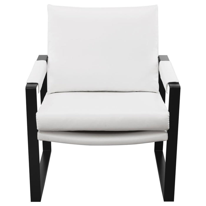 Rosalind Upholstered Track Arms Accent Chair