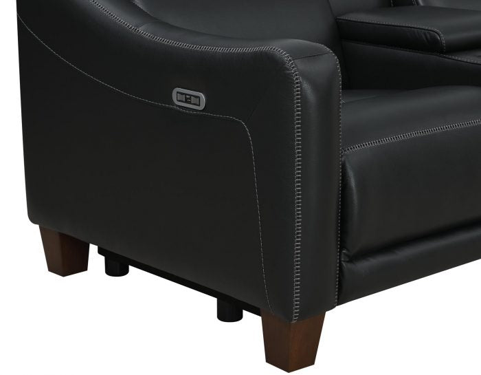 Giorno Dual-Power Leather Sofa