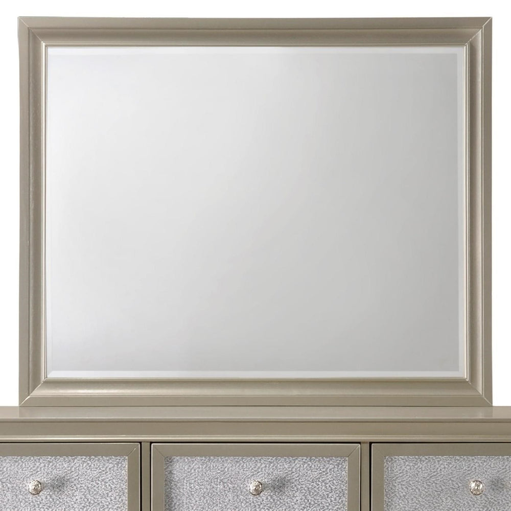 Lila Champagne Bedroom Dresser Mirror