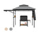 13.5 x 4 Feet Patio BBQ Grill Gazebo Canopy with Dual Side Awnings