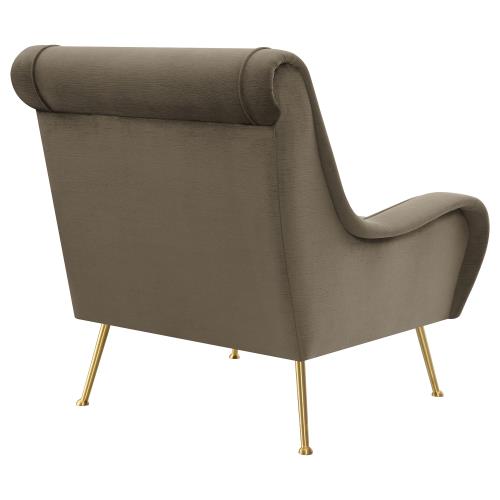 Ricci Upholstered Saddle Arms Accent Chair