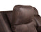 Valencia Dual-Power Leatherette Reclining Console Loveseat