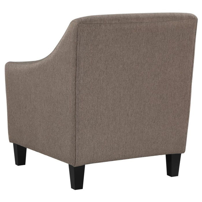 Liam Upholstered Sloped Arm Accent Club Chair