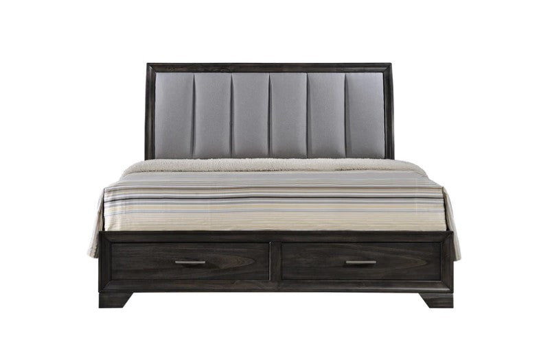 Jaymes Gray Storage Platform Bedroom Set