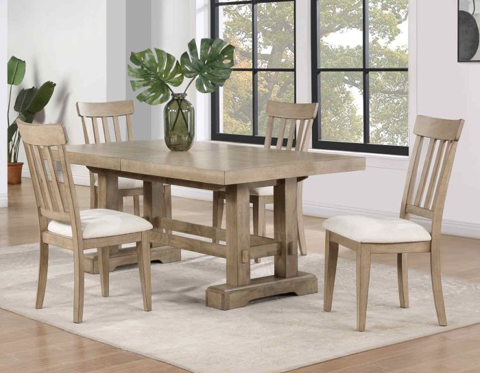 Napa 108-inch Dining Table with 2/18-inch Leaves