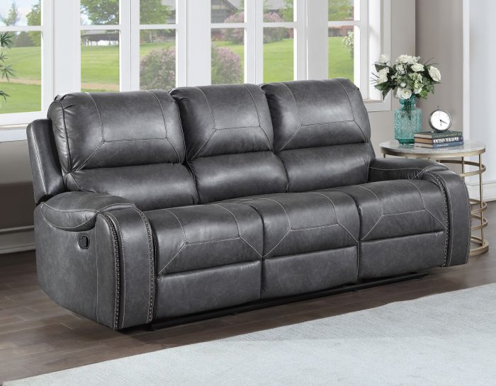 Keily Manual Reclining Sofa w/Dropdown Table