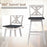 Set of 2 29 Inch 360-Degree Swivel Bar Stools for Home Restaurant