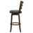 Murphy Ladder Back Pub Height Swivel Bar Stool