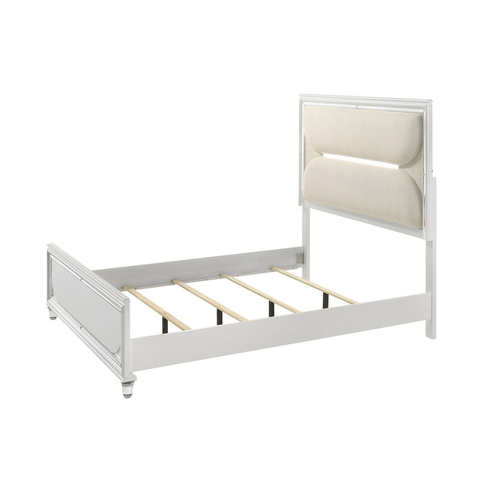 Eden Upholstered Bed with Built-in LED Lighting