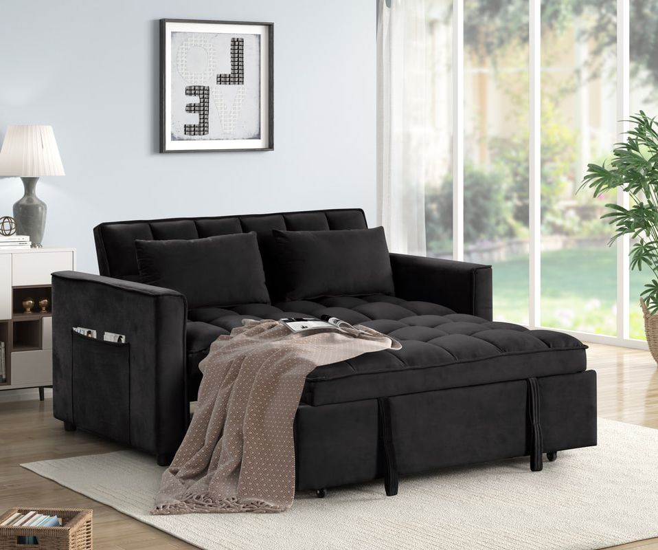 Relax Black Sleeper Sofa