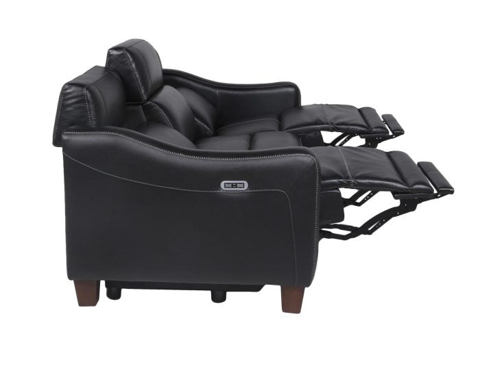 Giorno Dual-Power Leather Sofa