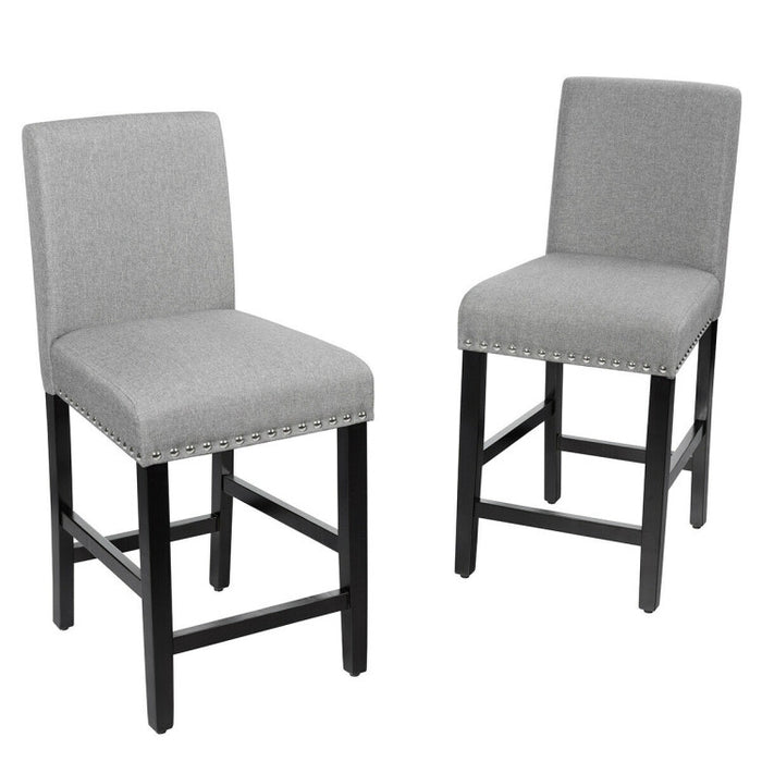 25 Inch Kitchen Chairs with Rubber Wood Legs