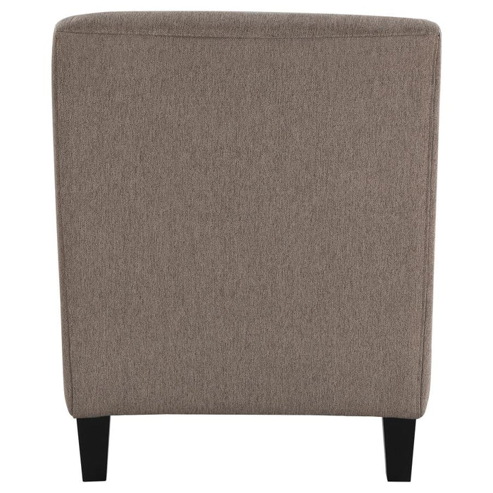 Liam Upholstered Sloped Arm Accent Club Chair