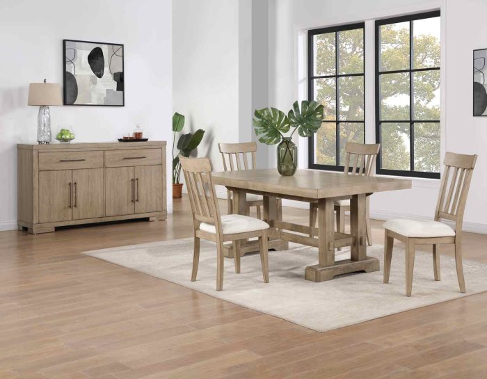 Napa 108-inch Dining Table with 2/18-inch Leaves