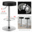 Set of 2 Adjustable Swivel Round Bar Stool  Pub Chairs