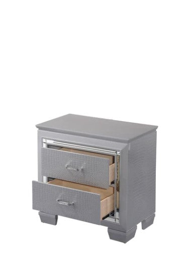 Lillian Silver Nightstand