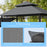 13.5 x 4 Feet Patio BBQ Grill Gazebo Canopy with Dual Side Awnings