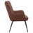 Isla Upholstered Flared Arms Accent Chair With Grid Tufted