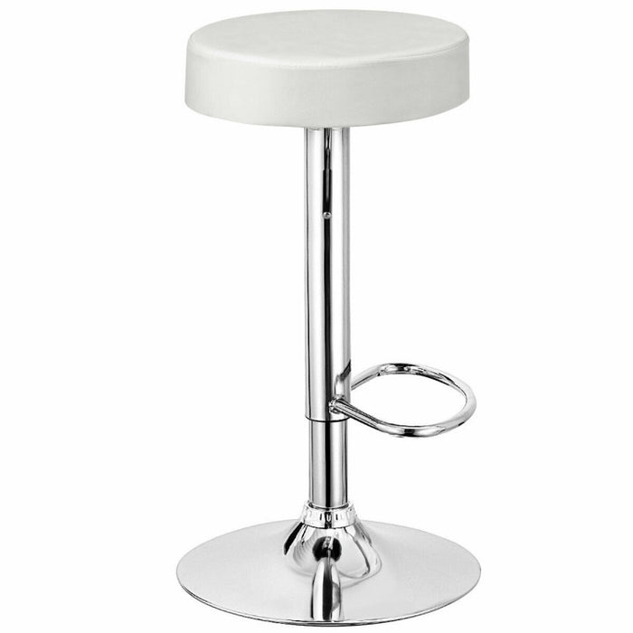 1 Piece Round Bar Stool Adjustable Swivel Pub Chair