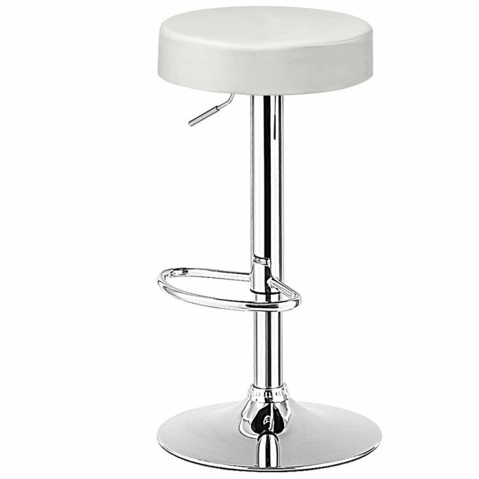 1 Piece Round Bar Stool Adjustable Swivel Pub Chair