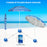 8 Feet Portable Beach Umbrella with Sand Anchor and Tilt Mechanism