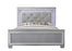 Lillian Silver LED Upholestered Bedroom Set