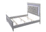 Lillian Silver LED Upholestered Bed