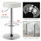 1 Piece Round Bar Stool Adjustable Swivel Pub Chair