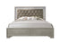 Lyssa Champagne LED Upholstered Panel Bedroom Set