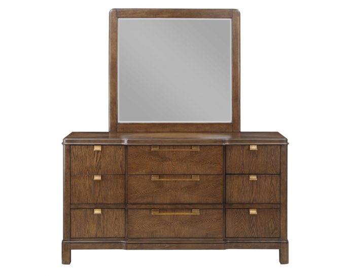 Milan 4-Piece King Bedroom Set (King Bed, Nightstand, Dresser/Mirror)