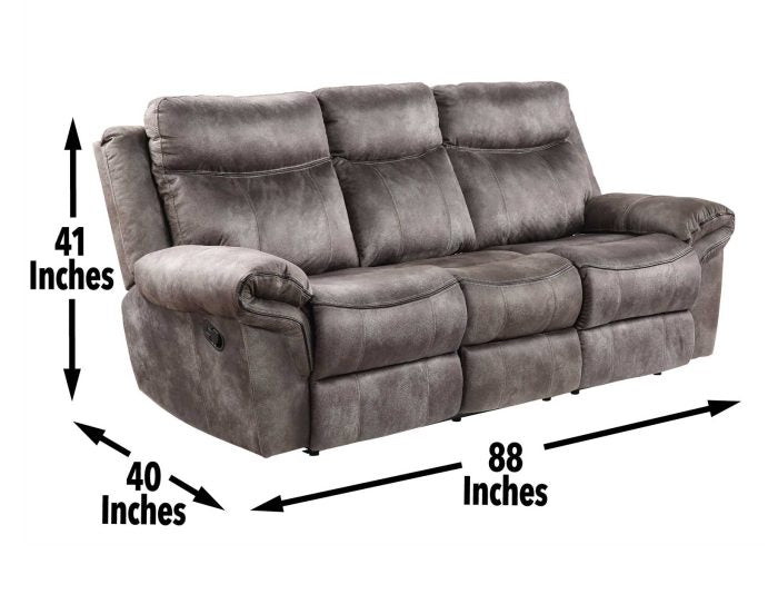 Nashville Manual Reclining Sofa w/Drop-Down Console