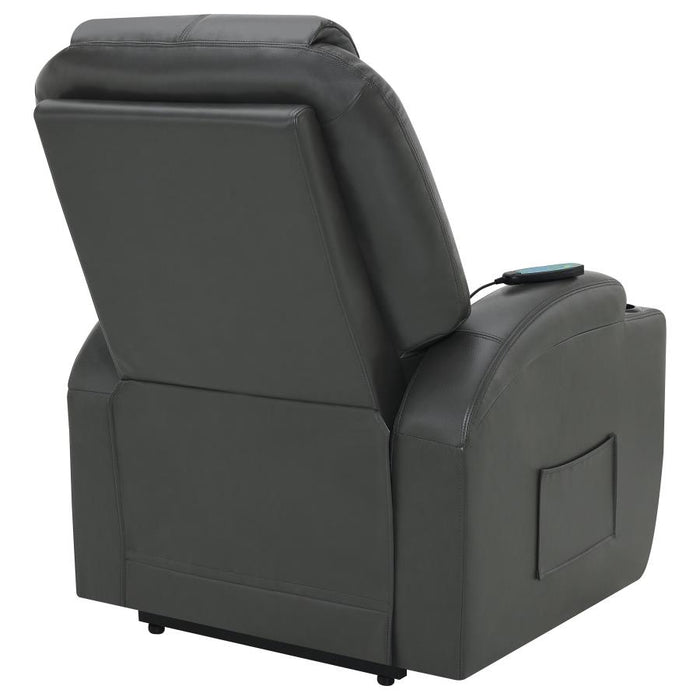 Sanger Upholstered Power Lift Recliner Chair with Massage