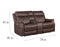 Valencia Dual-Power Leatherette Reclining Console Loveseat