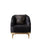 Santana Black Velvet Sofa & Loveseat