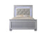 Lillian Silver LED Upholestered Bed